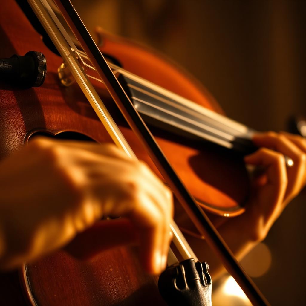 Person playing viola
